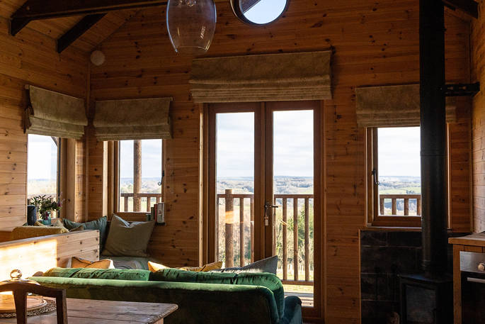 Bespoke wooden interiors with warm natural textures